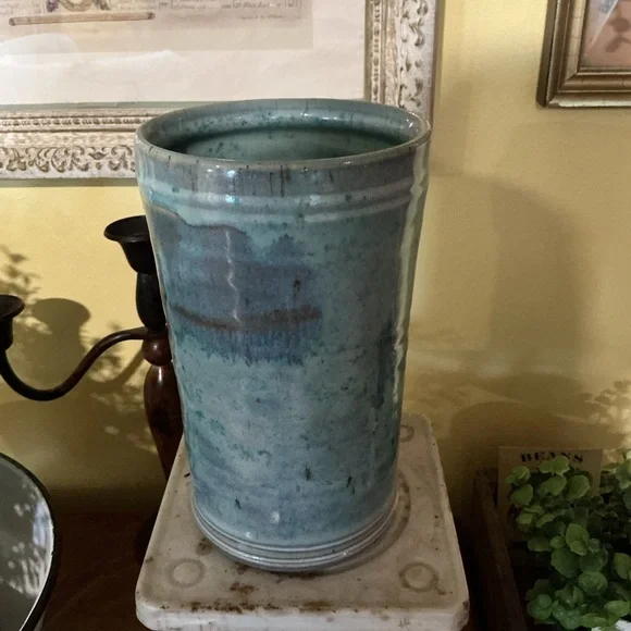 Handmade Glazed Pottery Wine Chiller - Picture 10 of 15